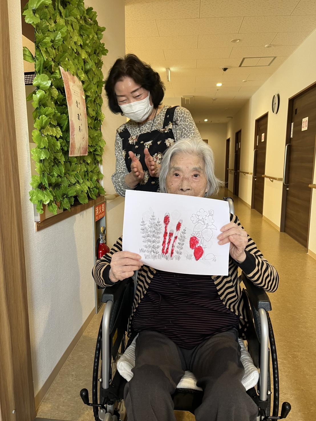 施設内の日常風景